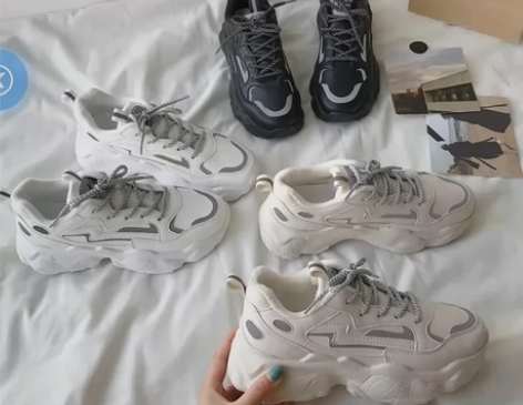 网红超火老爹鞋女ins潮秋冬加绒2019新...