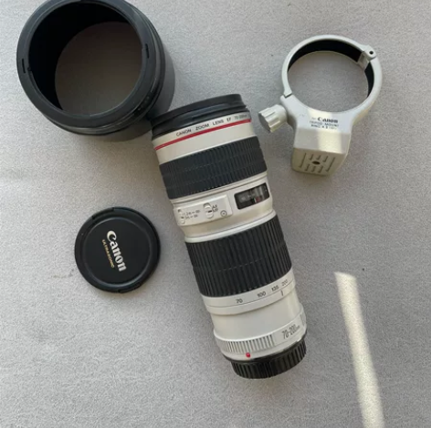 佳能 70 200 f4 小白红圈镜头 个...