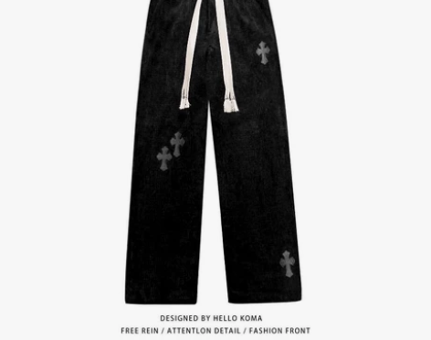 灯芯绒裤子男坠感直筒百搭宽松休闲裤女春秋美...