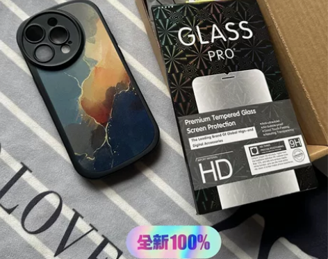 雾夜色苹果iPhone14Pro液态硅胶手...