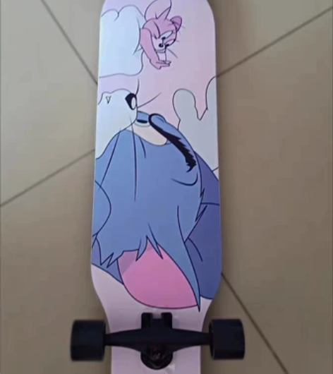 含泪出dbh专业滑板长舞板初学者专用滑板动...