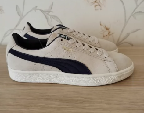 正品PUMA 真皮翻毛皮休闲板鞋 37码 ...