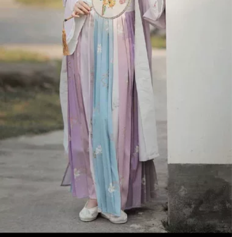 兰若庭 汉服 宋制 百迭 渐变 间色 绣...
