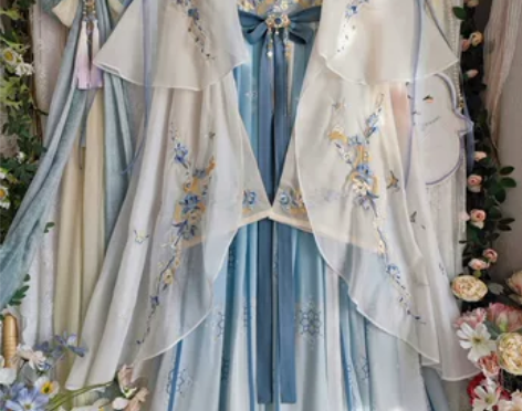 玉术原创汉服女【梦华】齐胸襦裙重工刺绣斗篷...