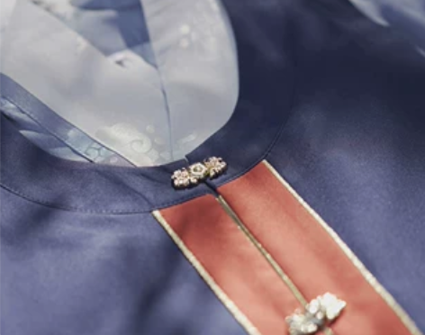 兰若庭 汉服 明制 比甲 圆领 百搭 袄裙...