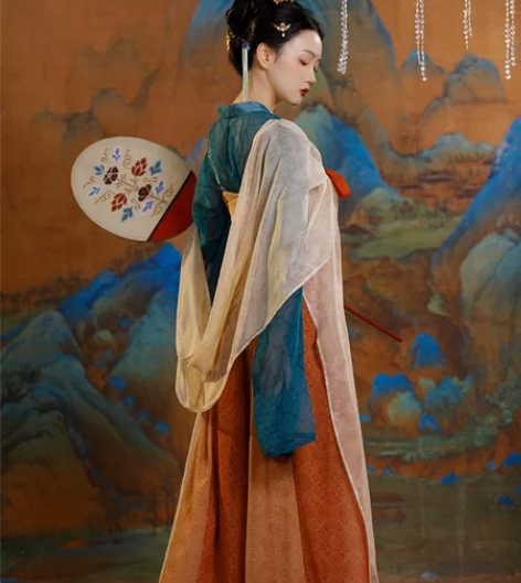 汉服发饰 仿重回汉唐家模特图的一个蝴蝶流苏...