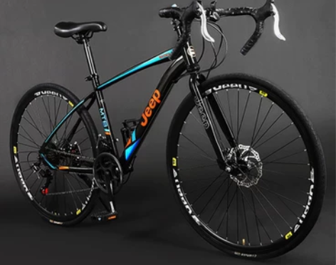 吉普Jeep公路自行车26寸男女变速单车碟...