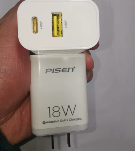 品胜快充18W双口充电头 usb加Pd超级...