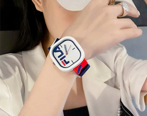 休闲表运动风fila斐乐手表女夏季2021...