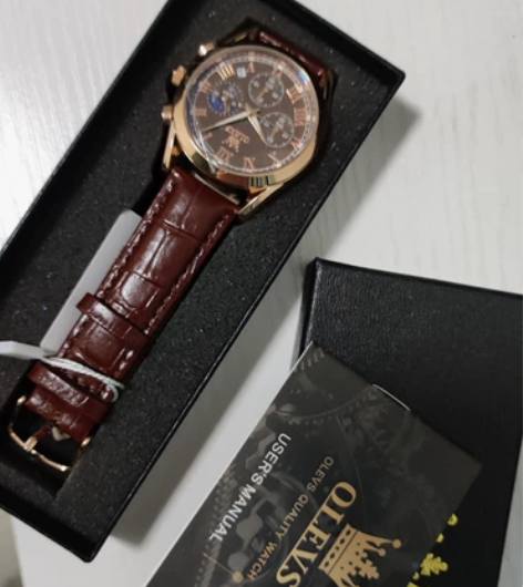 OLEVS机械男女手表，百万主播抽福袋中的...