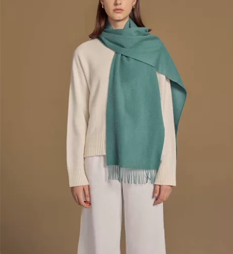 捡漏价！！实体店购入羊绒围巾仅一条，宽70...