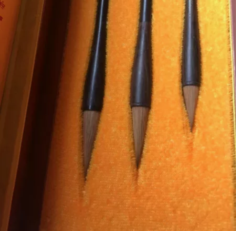 礼品狼毫套装毛笔 全新 别人送的 原价69...