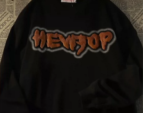 美式复古vibe火柴人印花卫衣男ins宽松...