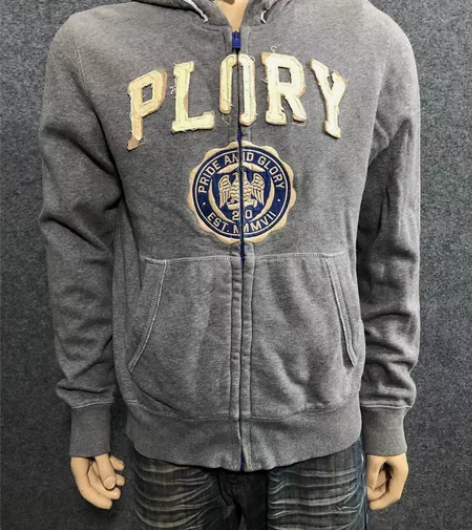 卫衣品牌正品PLORY男士春秋款时尚休闲拉...