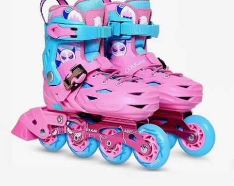 美洲狮平花轮滑鞋儿童成人专业直排旱冰溜冰鞋...