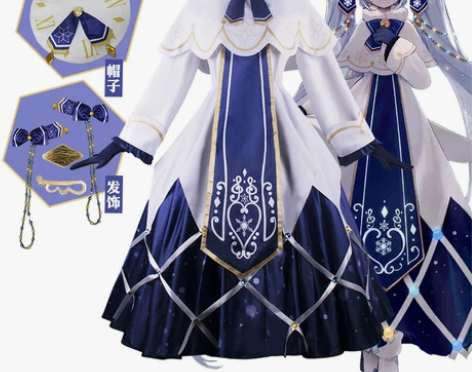 ICOS初音未来cos服2021雪初音mi...