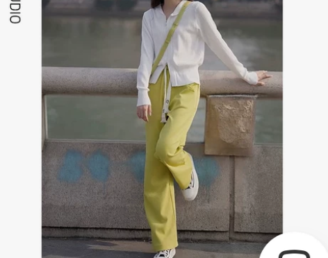 盐系穿搭春ins百搭直筒休闲裤网红炸街洋气...