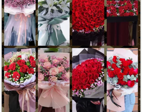 情人节满天星香水百合玫瑰同城速递苏州市姑苏...