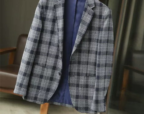 有型单西装秋装男士通勤时尚休闲西服外套 海...