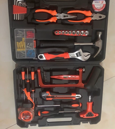 全新包邮！82件套五金工具欧莱德家用工具箱...