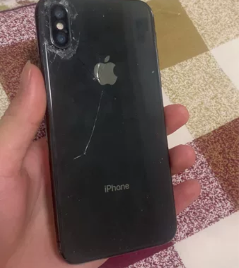 iphonex256g,后盖细碎,但是不影...