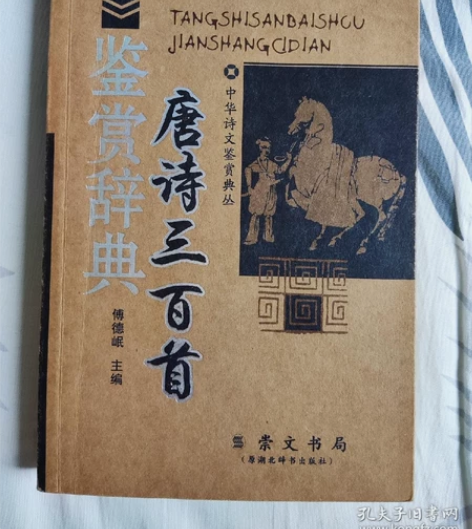 《唐诗三百首鉴赏辞典》，32开，416页，...
