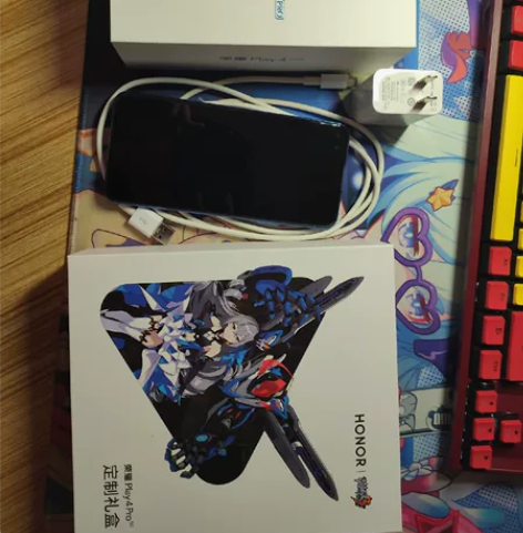 荣耀PLAY4pro(5g)机甲蓝配色麒麟...