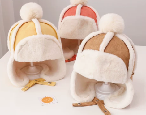 【狂欢价】宝宝帽子秋冬季款保暖加厚女童可爱...