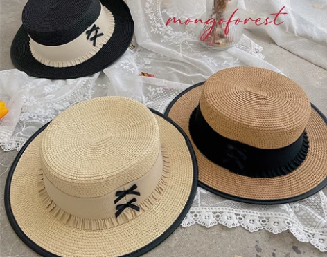 萌果森林精选小物/超好戴+双蝴蝶结三色平顶...