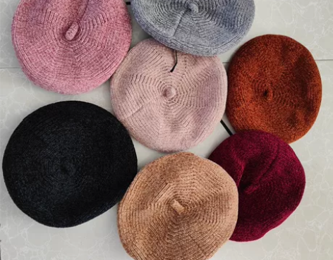 贝雷帽女秋冬天秋季包邮清仓 黑色，焦糖色，...