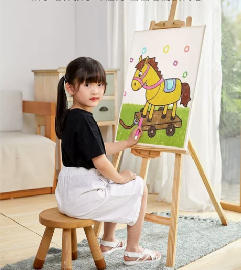 木质画架+画板 一套20 之前做画室闲置...