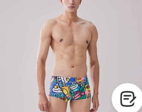 ZOKE洲克潮泳裤男防尴尬平角游泳裤男士套...