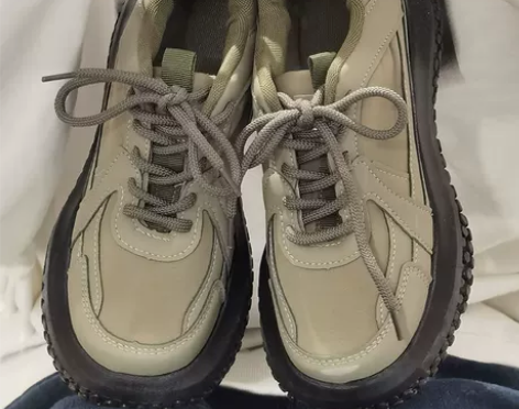 运动鞋女2022年秋季新款阿甘厚底防滑德迅...