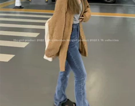 HEYGIRL黑哥 韩系腿长一米八高腰显瘦...