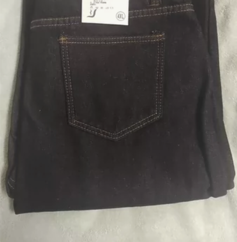 21年莫宝买的加绒牛仔裤 当时买错号了也不...