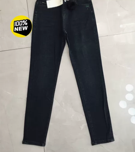 植绒长裤，女，27码，弹力松紧腰时尚微垮休...