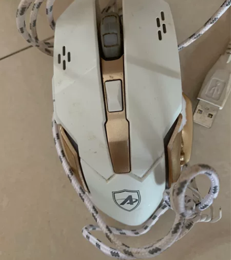 黑爵aj110有线鼠标电竞游戏专用网吧办公...