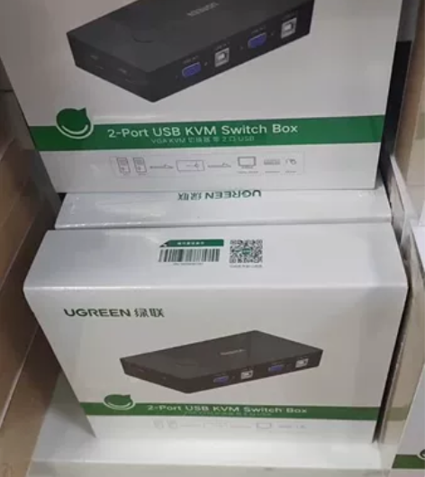 绿联VGA切换器KVM二进一出/2进1出两...