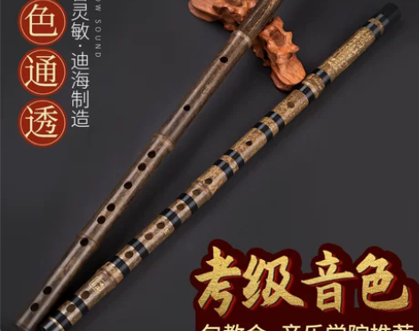 【焕新价】迪海紫竹专业演奏整支笛子精制级成...