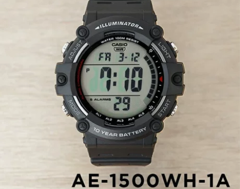 卡西欧手表男CASIO AE-1500WH...