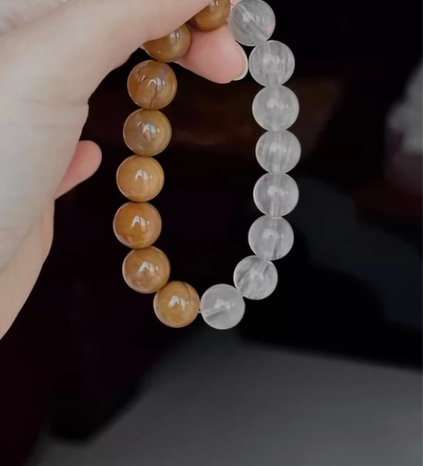 孤·拉丝萤石搭鸡油黄老矿阿拉善玛瑙玉化11...