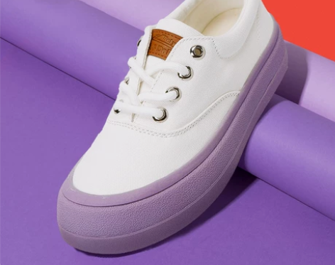 飞跃女鞋低帮帆布鞋大头面包馒头鞋2022新...