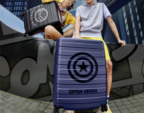 小米90分漫威联名PC万向轮男女学生密码箱...