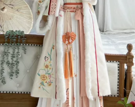 茗月萱原创[芙蓉]冬款宋制汉服女对襟长袄交...