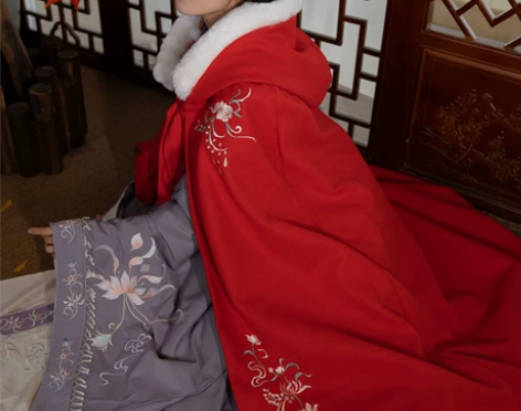 清梳原创家的汉服斗篷， 只穿过一次 吊牌还...