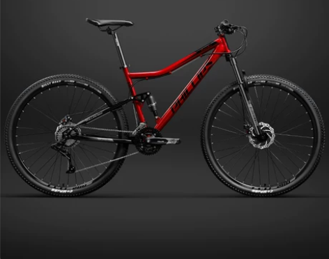 菲利普软尾山地车自行车双减震变速男女成人学...