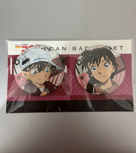 出 名侦探柯南 柯南毛利兰新绘常服等待徽章...