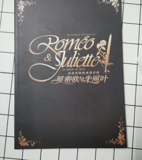 音乐剧罗密欧与朱丽叶场刊 感兴趣的话点“我...