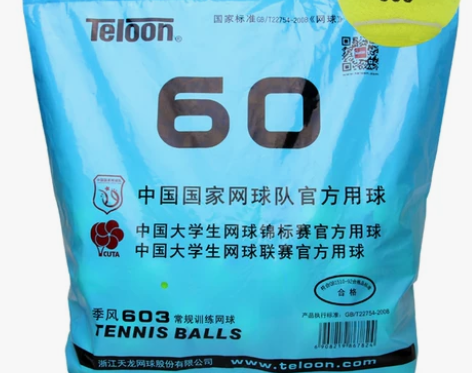 天龙专业训练网球 一袋子网球，用了几个，还...