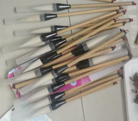 羊毫斗笔二号提斗，2000年以前梁郭笔刷厂...